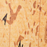 Folding Room Divider 120x180 cm World Map Yellow - Top-Down View