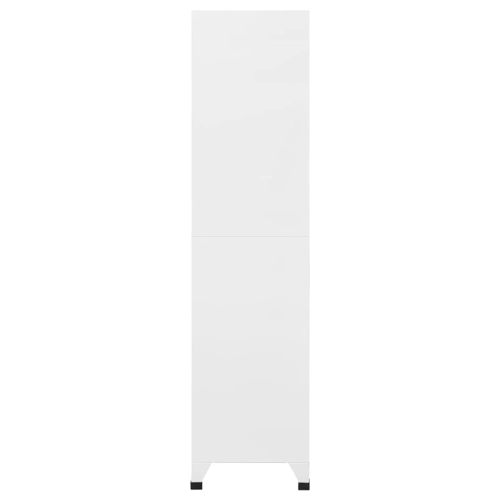 Locker Cabinet with 18 Compartments Metal 90x40x180 cm