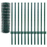 Euro Fence Steel 20x0.8 m Green - Side View