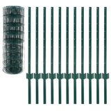 Euro Fence Steel 20x0.8 m Green - Side View