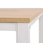Writing Desk 120x60x75 cm Oak and White