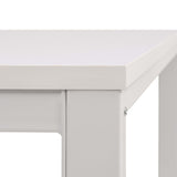 Writing Desk 120x60x75 cm White - Rear View