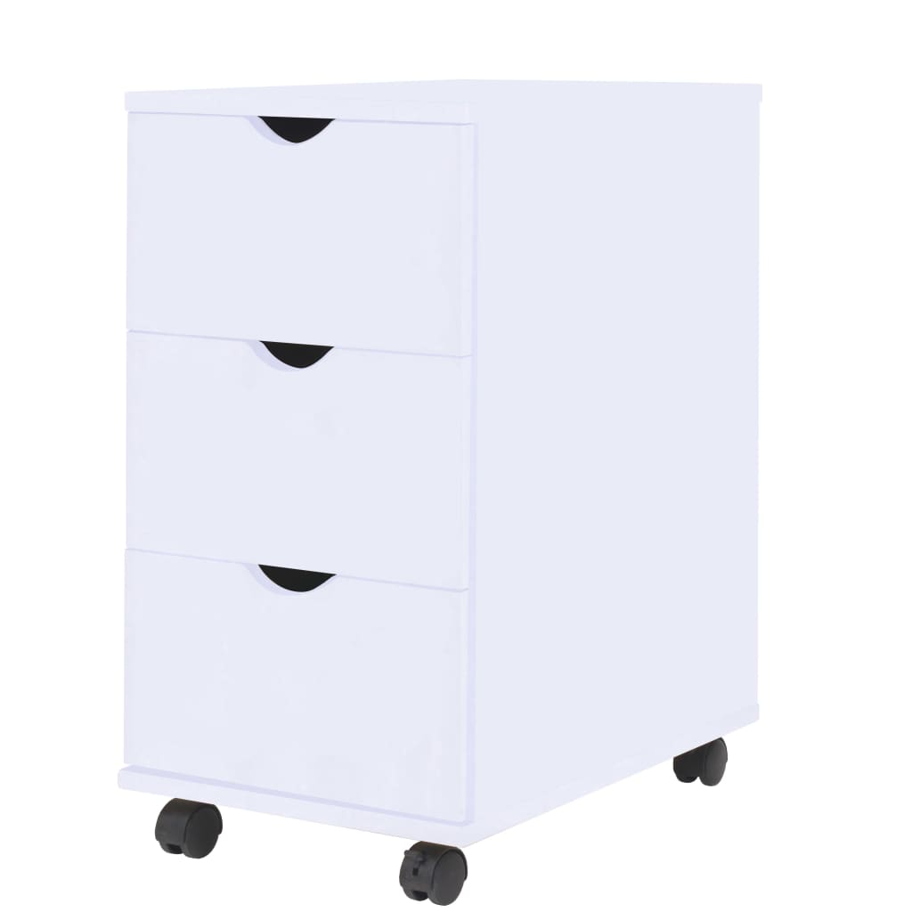 Drawer Unit 33x45x60 cm White