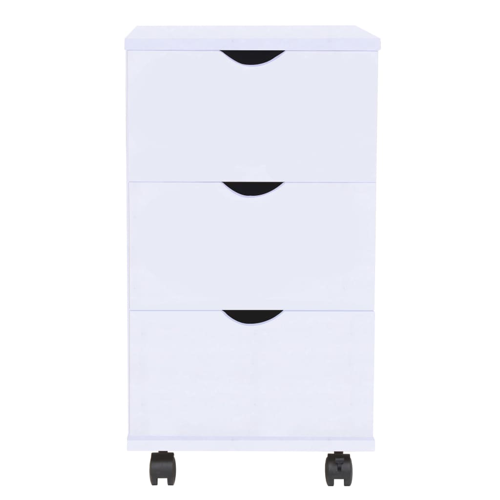 Drawer Unit 33x45x60 cm White