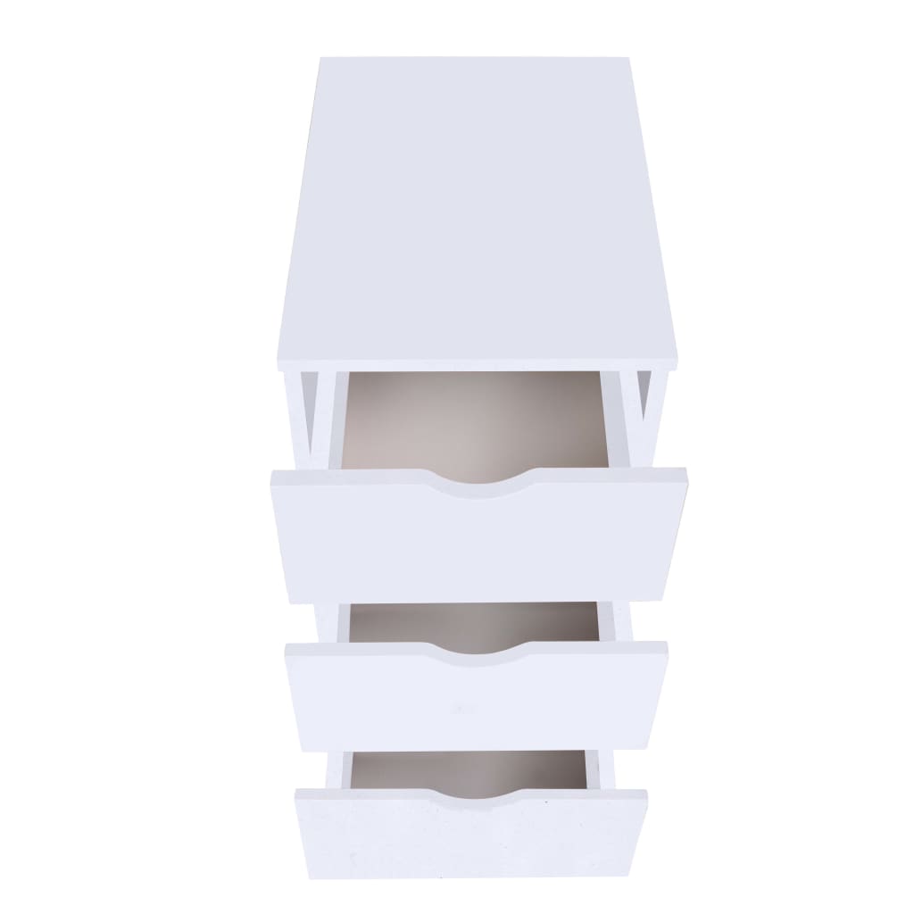 Drawer Unit 33x45x60 cm White