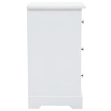Bedside Cabinet MDF and Pinewood 35x32x59 cm