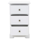 Bedside Cabinet MDF and Pinewood 35x32x59 cm