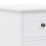 Bedside Cabinet MDF and Pinewood 35x32x59 cm - Close-Up Angle