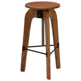 Bar Chairs 2 pcs Solid Acacia Wood - Extra Image