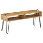 TV Stand Solid Mango Wood 110x35x45 cm