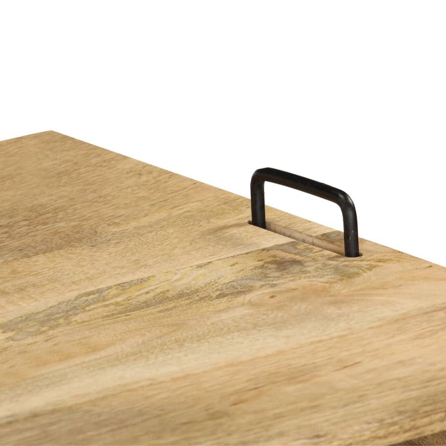 TV Stand Solid Mango Wood 110x35x45 cm