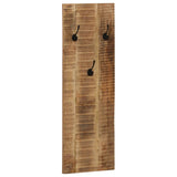 Wall-mounted Coat Racks 2 pcs Solid Mango Wood 36x110x3 cm - Extra Image