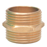 Suction Hose with Brass Connectors 10 m 25 mm Green - Rear View