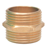 Suction Hose with Brass Connectors 15 m 25 mm Green - Rear View