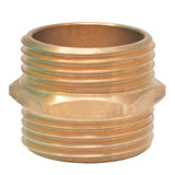 Suction Hose with Brass Connectors 7 m 25 mm Black - Rear View