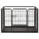 Puppy Playpen Steel 91.5x59x61cm - Front View