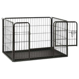 Puppy Playpen Steel 91.5x59x61cm - Side View