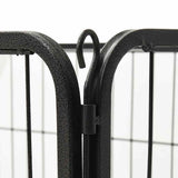 Puppy Playpen Steel 91.5x59x61cm - Rear View