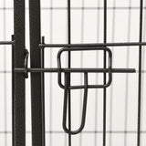 Puppy Playpen Steel 123x77.5x74.5 cm - Close-Up Angle