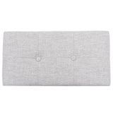 Bench with 2 Ottomans Seagrass Grey