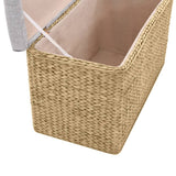 Bench with 2 Ottomans Seagrass Grey - Extra Image