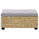 Bench Set 2 Pieces Seagrass Grey - Top-Down View
