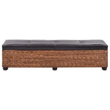 Bench Seagrass 140x29x36 Cm Brown