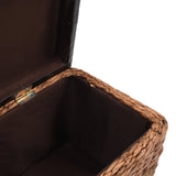 Bench Seagrass 140x29x36 Cm Brown