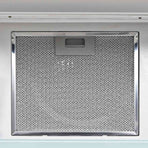 Wall Mounted Range Hood Stainless Steel 756 m³/h 60 cm White