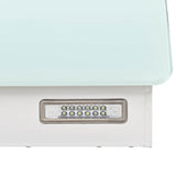 Wall Mounted Range Hood Stainless Steel 756 m³/h 60 cm White - Close-Up Angle