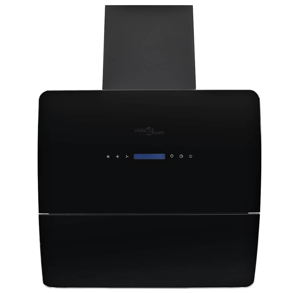 Wall Mounted Range Hood Stainless Steel 756 m?/h 60 cm Black