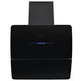 Wall Mounted Range Hood Stainless Steel 756 m³/h 60 cm Black - Front View