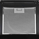 Wall Mounted Range Hood Stainless Steel 756 m?/h 60 cm Black