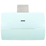 Wall Mounted Range Hood Stainless Steel 756 m?/h 90 cm White