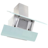 Wall Mounted Range Hood Stainless Steel 756 m?/h 90 cm White