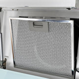 Wall Mounted Range Hood Stainless Steel 756 m?/h 90 cm White