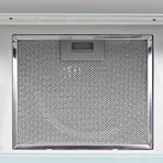 Wall Mounted Range Hood Stainless Steel 756 m?/h 90 cm White