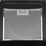 Wall Mounted Range Hood Stainless Steel 756 m?/h 90 cm Black