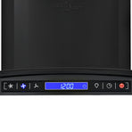Wall Mounted Range Hood Stainless Steel 756 m³/h 90 cm Black