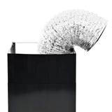 Wall Mounted Range Hood Stainless Steel 756 m³/h 90 cm Black - Extra Image