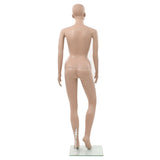 Sexy Female Mannequin with Glass Base Beige 180 cm - Top-Down View