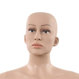 Sexy Female Mannequin with Glass Base Beige 180 cm - Low Angle