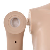 Sexy Female Mannequin with Glass Base Beige 180 cm