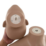Sexy Female Mannequin with Glass Base Beige 180 cm - Extra Image