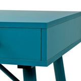 Writing Desk with Drawer 90x50x76.5 cm Antique Green - 45-Degree Angle