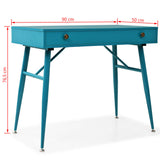 Writing Desk with Drawer 90x50x76.5 cm Antique Green