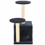 Cat Tree with Sisal Scratching Posts 60 cm Dark Blue
