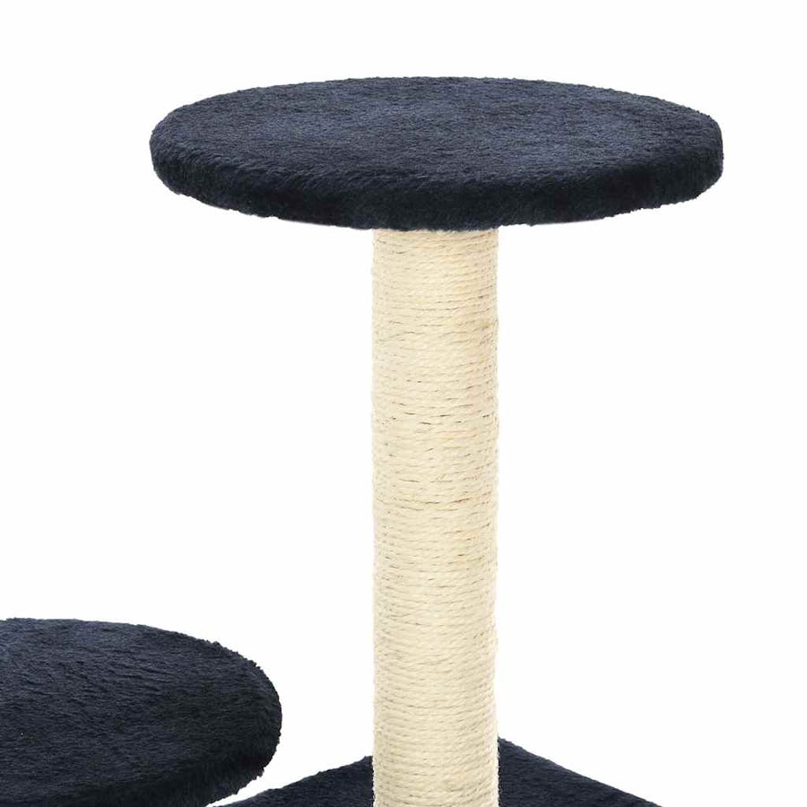 Cat Tree with Sisal Scratching Posts 60 cm Dark Blue