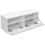 TV Cabinets 2 pcs Engineered Wood 95x35x36 cm White