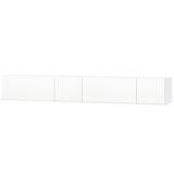 TV Cabinets 2 pcs Engineered Wood 120x40x34 cm High Gloss White